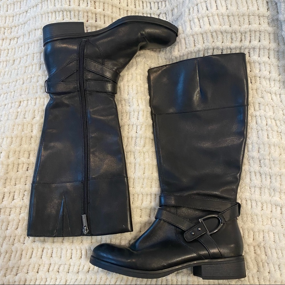 BANDOLINO Black Leather Boots